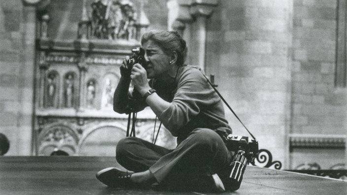 Eve Arnold am Set