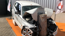 Übungsplatz für die Crashtests
