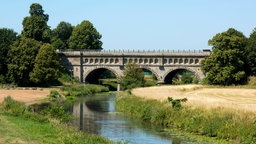 Dreibogenbrücke Alte Fahrt über der Stever